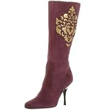 Isabella Fiore Women's Clover Mid Calf Boot,Plum,6.5 M