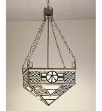 21Sq Wood Symbol Inverted Pendant