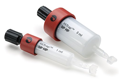 GE Life Sciences 17-1151-01 HiTrap SP High Performance, Pre-Packed, Ready to Use, Strong Cation Exchange Columns, 5 x 1mL