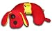Critter Piller Kids Travel Pillow - Red Dog