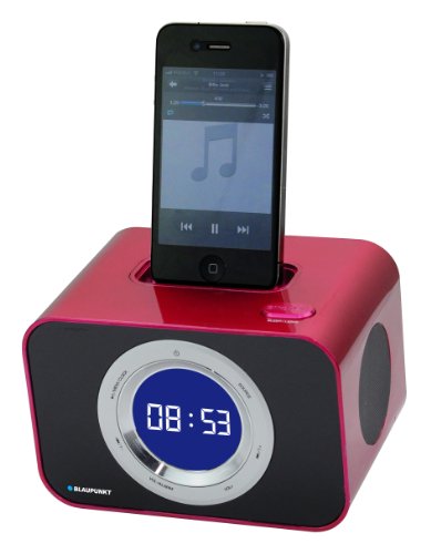 Blaupunkt iClock 10 Uhrenradio mit Apple Apple iPhone/iPod Docking  rot Preisvergleich