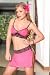 Espiral Lingerie Lace Trim Top & Skirt Set