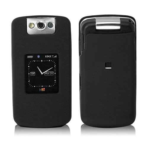 BoxWave BlackBerry 8220 Slim Rubberized Shell Case (Jet Black)