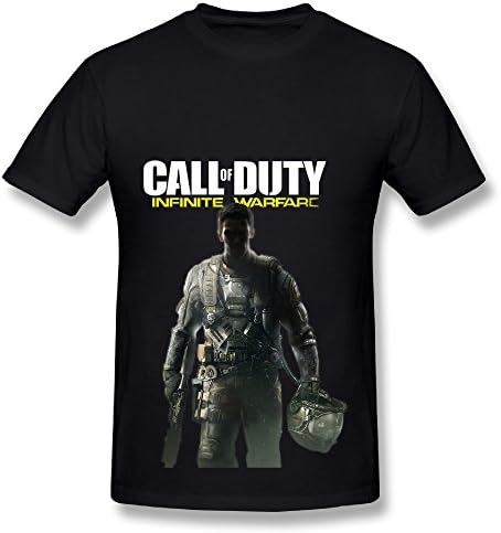 Call Of Duty Infinite Warfare Poster Design Mens T-Shirts Black
