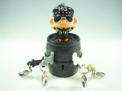 爆笑問題のバク天!黒ひげ危機一発 レイザーラモンHG ファスナーアクセサリー