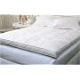 Down Top Baffled Box Feather Bed White King