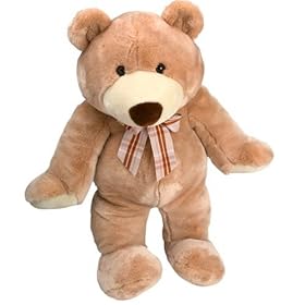 Animal Alley Jumbo Hughbert Bear: Beige