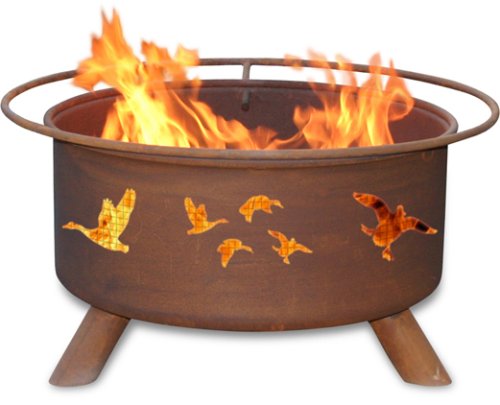 Patina Products F114,  30 Inch Wild Ducks Fire Pit