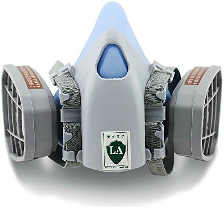 Soft Silicone Gas Mask Respirator Face Shield Great for Spray Paint Pesticide Dust Protection
