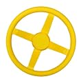 Yellow Plastic Steering Wheel