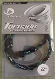 Phiten Titanium Tornado Necklace Green Black 22''