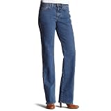 Wrangler Ladies Aura Regular Rise Stonewash Stretch Denim with Embroidered Pocket by Wrangler
