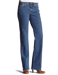 Wrangler Women's Aura Regular Rise Stonewash Stretch Denim with Embroidered Pocket