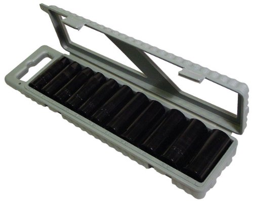 Porter-Cable PTA10 12-piece 1 2-Inch Metric Deep Impact Socket Set