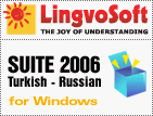 LingvoSoft translation software Suite 2006 Turkish <-> Russian for Windows: dictionary, phrasebook, flashcards
