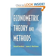 Econometric Theory and Methods