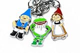 Angry Birds-Disney Gnomeo & Juliet Keychain Complete Set