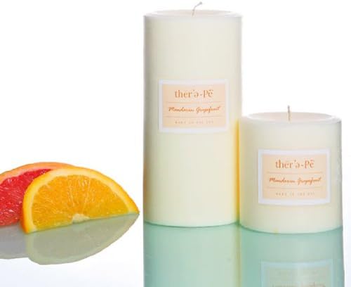 Therepe Naturals Soy Pillars - 3"d x 6"h (Gardenia)