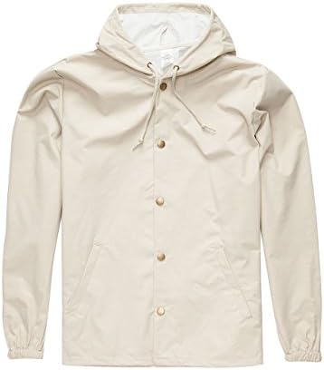 STANDARD SUPPLY Slick Mens Windbreaker, Khaki, X-Large