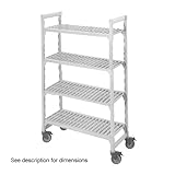 IMAGE OF Cambro Camshelving 18 Wide X 42 Length X 75 High Mobile Starter Unit - CSUR58427480