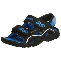 Timberland Toddler/Little Kid Duneblaster 2-Strap Sandal,Black,12 M US Little Kid
