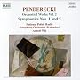 Penderecki : Symphonies n� 1 et n� 5 (Oeuvres pour orchestre vol 2)