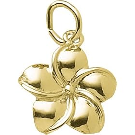 Plumeria Flower Charm by Rembrandt Charms