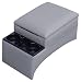 Console - Bench Seat Contractors - Gray - Console will not work with Stick Shifts.