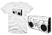 Sports : GHETTOBLASTER T-SHIRT weiss music t-shirts