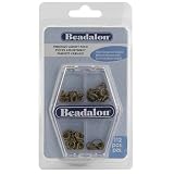 Beadalon Antique Brass Variety Nickel Free Brass Plate - 112-Piece