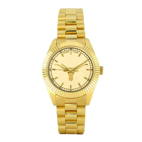 Ladies University of Texas Longhorns 23k Gold Plated Watch