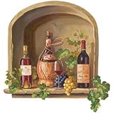 Wallies Murals-Wine Alcove