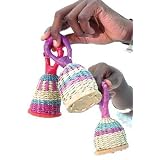 BambaraStrawWickerRattle-TraditionalAfricanMusicalInstrument