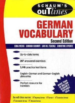 Schaum's Outline of German Vocabulary (Schaum's Outlines)