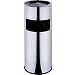Küche & Haushalt : Kaiserhoff - 38 Liter Edelstahl Standaschenbecher - Aschenbecher für draußen - outdoor Mülleimer - Standascher