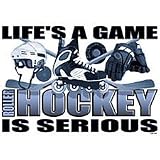 Life's/Game/Roller Hockey 12 Womens Scoop Neck T-Shirt