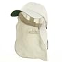 UV 45+ Zipper Flap Hat-White