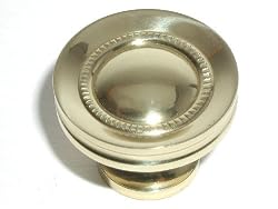 Top Knobs-Somerset Collection M290 Button Faced Knob in Polished Brass