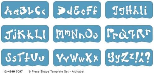 Fiskars - Ultra ShapeXpress - Alphabet Set