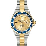 Rolex Oyster Perpetual Submariner Date Two-Tone Steel with Diamonds and Sapphires Mens Watch... by Rolex