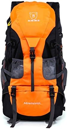 Gigantique 50L Outdoor Hiking Water Repellent Backpack Travel Climbing Camping Mountaineering Bag Orange