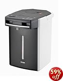 TIGER 蒸気レスVE電気まほうびん とく子さん (3.0L) ホワイト PIA-W300-W