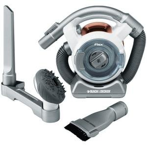 New Black And Decker Portable Ultra Compact Cordless Vac With Flexible Hose Accessory Storage Caddy