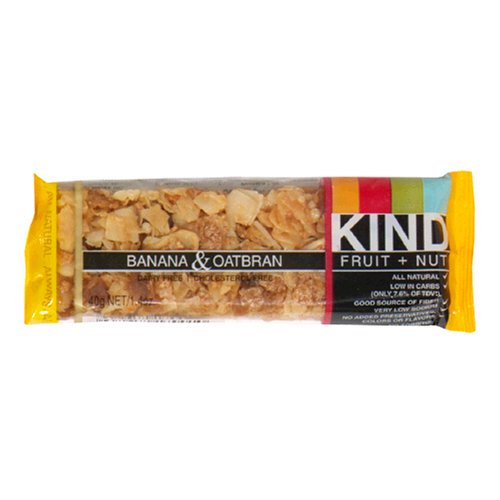 KIND Bar Banana & Oat Bran, 1.4-Ounce Bars (Pack of 16) by KIND Fruit+Nut Bar