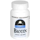 Source Naturals Biotin, 600 mcg, Tablets, 200 tablets (Pack of 3)