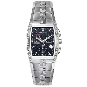 Accutron Men's 26E12 Lucerne Diamond Chronograph Watch