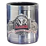 Alabama Crimson Tide Stainless Steel & Pewter Can Cooler
