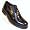 Mens Boys Black Leather Cadet Army Parade Shoes Size 12
