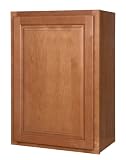 All Wood Cabinetry W2130L-WCN 21-Inch Wide by 30-Inch High, Factory Assembled - Ready to Install All Wood Kitchen Cabinet, Westport Cinnamon Maple