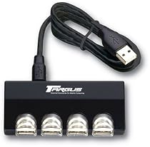 Targus 4-Port USB 2.0 Ultra Mini Hub PA055U (Black)